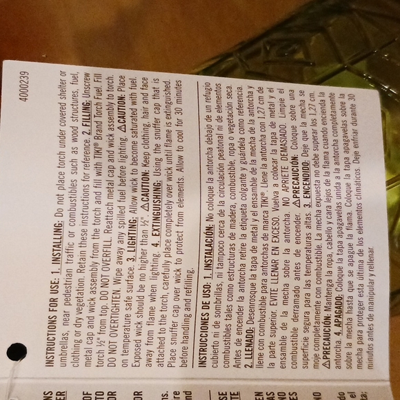 Tiki Table torch - Picture 5 of 8